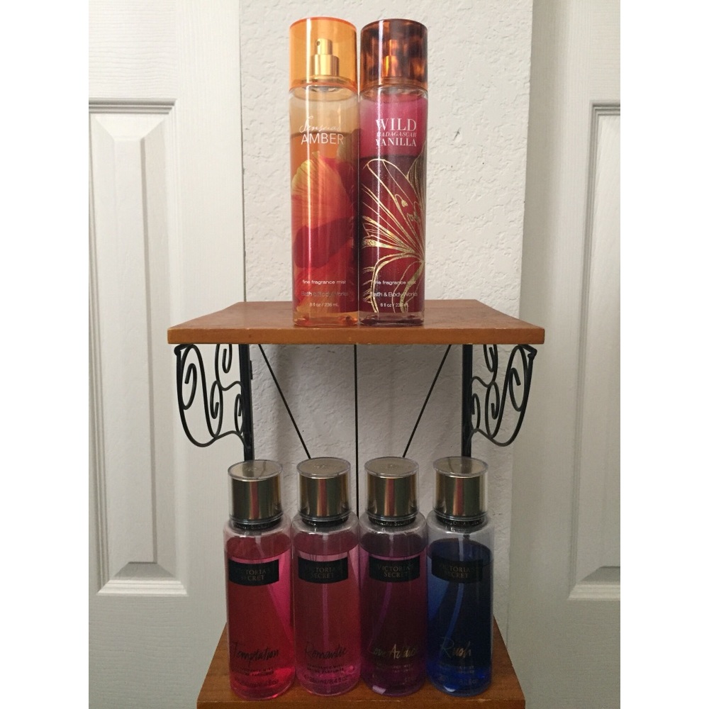 Bath and Bodyworks and Victoria’s Secret sprays